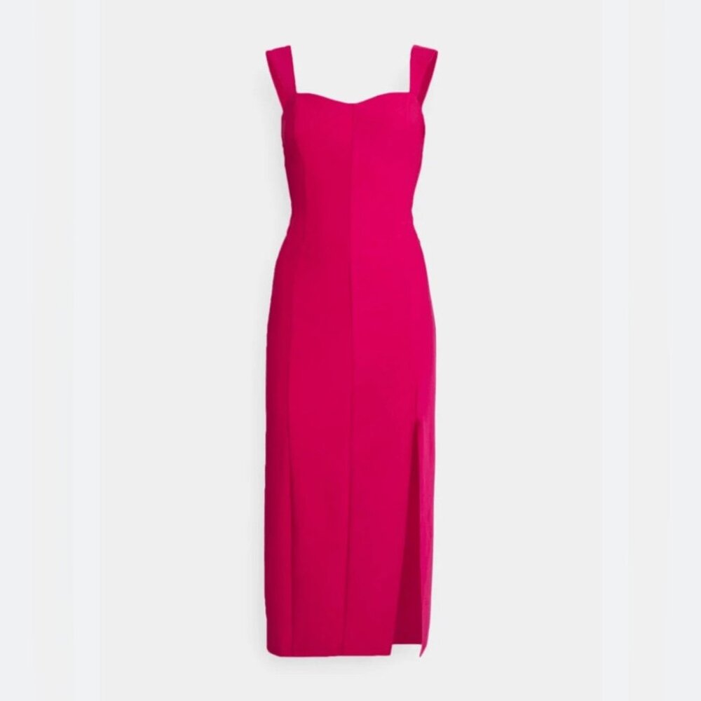 Abercrombie Wide Strap Corset Midi Dress